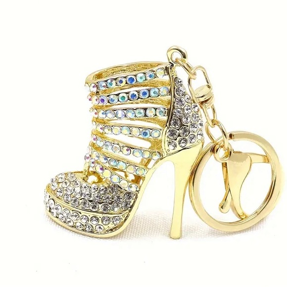 Accessories - Bling Rhinestone High Heel Keychain